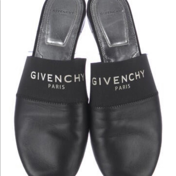 AUTHENTIC Givenchy leather trim mules! - Picture 2 of 5